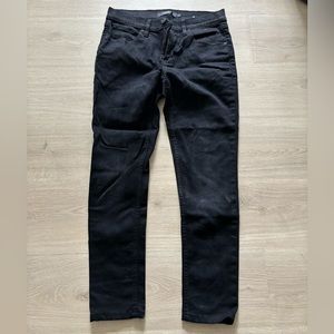 Men’s Hudson Black Zack Skinny Jeans Sz 30 x 27